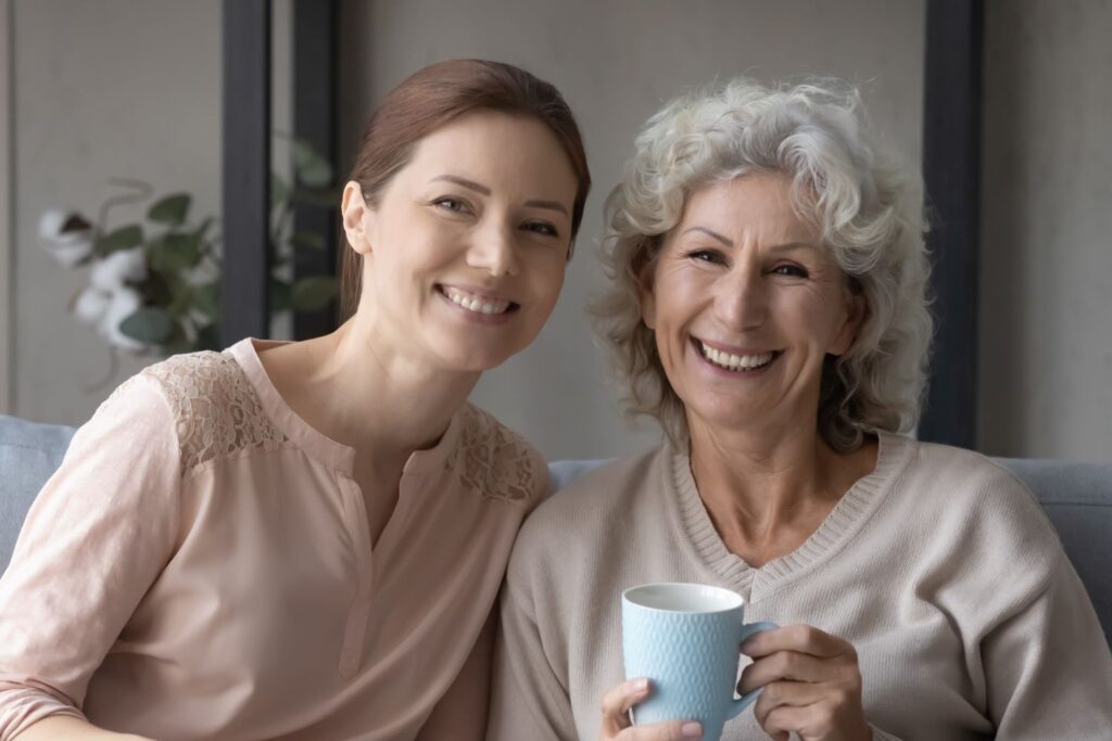 Female Caregiver with older adult at GeroMind