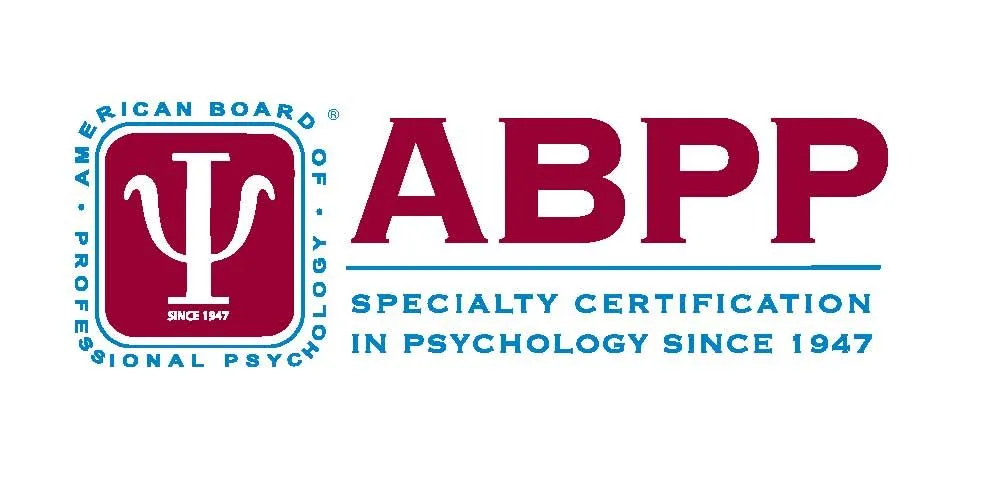 About 2 Logo of the American Board of Professional Psychology Ginny Estupinian PhD is board certified in clinical psychology